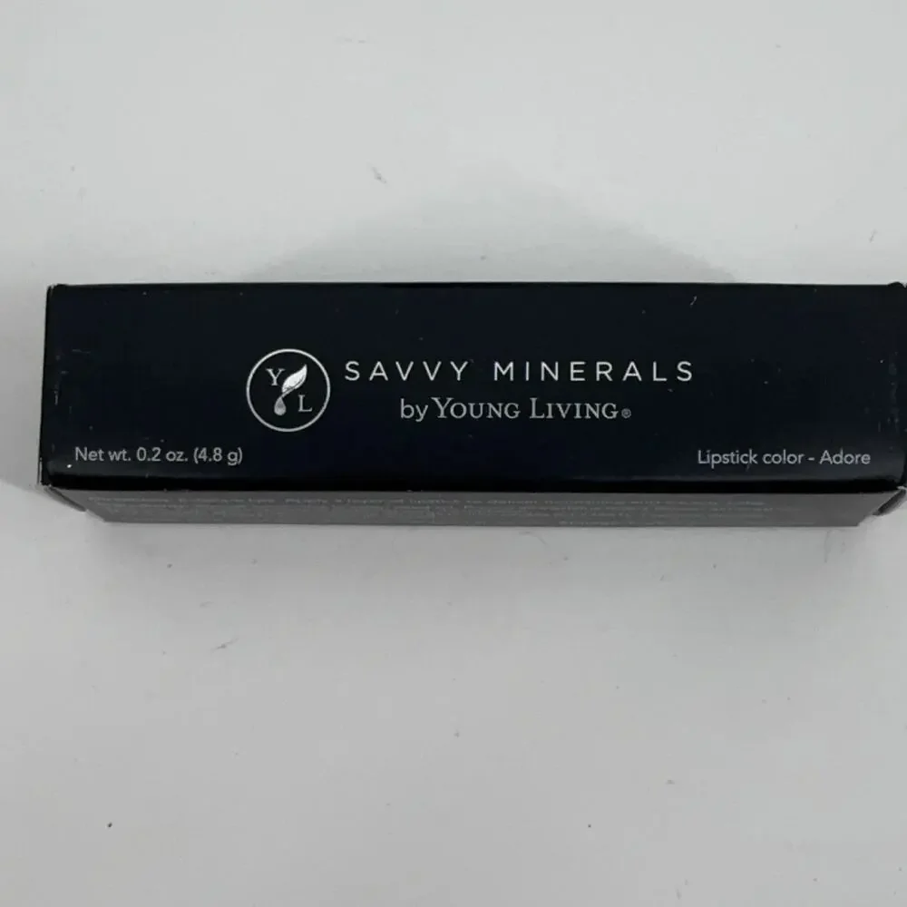 Young Living Savvy Minerals Lipstick Adore 21295 Mineral Satin Shimmer 0.2oz